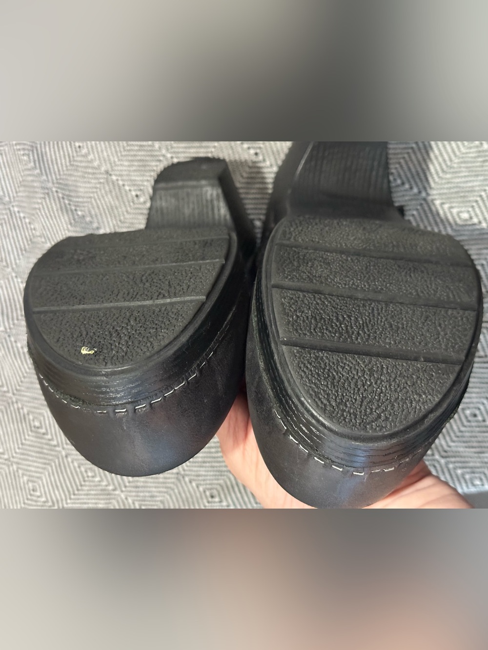 Dansko Makenna Black Leather Mary Jane Studded Heel Clogs Size 42 Comfort - Picture 5 of 16